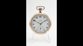 Lot 19 Illinois Pocket Watch Gold 17J [upl. by Attenod526]