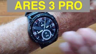 ZEBLAZE ARES 3 PRO BT Calling 5ATM Ultra HD AMOLED Swimming Rugged Smartwatch Unboxing amp 1st Look [upl. by Helyn]