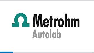 Metrohm Autolab NOVA 2  Calculate Signal Data Analysis [upl. by Kamillah]