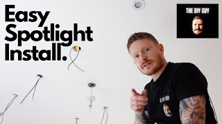 How to Install Spotlights  Change Pendant to Downlights [upl. by Stegman110]