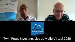 Twin Petes Investing Live at Mello Virtual 2020 [upl. by Greenlee287]