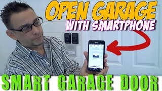 Garage Door Wireless Smartphone Control LiftMaster  Chamberlain [upl. by Meesak]