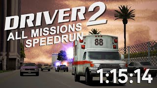 ReDriver 2 All Missions Speedrun in 11514 World Record [upl. by Peck49]