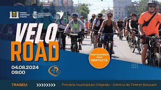 Maratonul de ciclism Velo Road Chișinău” organizat de Primăria Chișinău cu Centrul de Tineret [upl. by Ekez930]