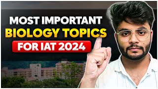 IISER Aptitude Test IAT 2024 Biology How to prepare [upl. by Child]