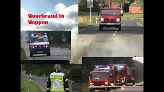 KATASTROPHENALARM TEIL 13  Einsatzfahrten in und um Meppen zum Moorbrand auf dem WTD91 [upl. by Schinica]