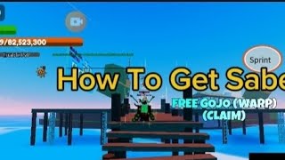 How To Get Saber In Cat Piece  ROBLOX [upl. by Aniroz]