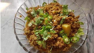 Aloo Keema Recipe  Beef Keema Recipe [upl. by Tirzah]