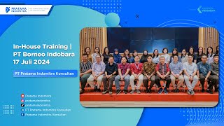 InHouse Training  PT Borneo Indobara [upl. by Atteinotna]