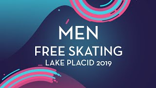 Ilia Malinin USA Men Free Skating  Lake Placid 2019 [upl. by Niwri]