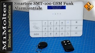 Installation Alarmzentrale  Smartsee SMT100 GSM Funk Teil 2 von M1Molter [upl. by Sivad]