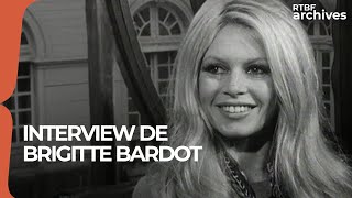 Brigitte Bardot  son interview avec Sélim Sasson en 1969  RTBF Archives [upl. by Rusel]