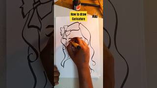 How to Draw Caricature  Beginner Level  caricature arttutorial tutorial howtodraw [upl. by Attela101]