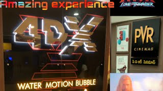 4DX Movie Experience  Love 💗 and Thunder ⚡️ PVR 4DX  Motion Seats Wind Fog Lightning Water [upl. by Min]