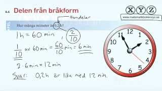 X 64 Delen från bråkform [upl. by Nauqyaj]