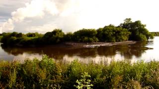 River Trent Aegir 800m Morton Gainsborough 4th July 2012 1949pm [upl. by Reaht]