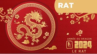 Horoscope chinois 2024  le signe du Rat astrologie 2024 année du Dragon de bois [upl. by Ximenes]