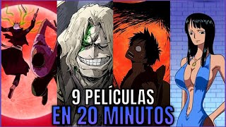 TODAS las Películas de ONE PIECE en 20 MINUTOS PARTE 1  One Piece 2024 [upl. by Yaf]