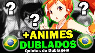 Anunciado Mais Animes Dublados na Crunchyroll Quintas de Dublagem [upl. by Ramoh]