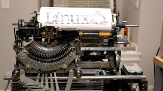 Using a 1930 Teletype as a Linux Terminal [upl. by Zetnas]