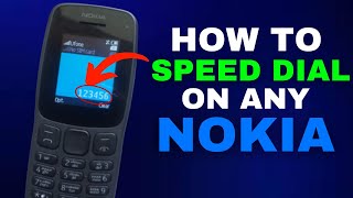 How to Dial Number on Nokia  How to Speed Dial on Nokia [upl. by Adnaw]