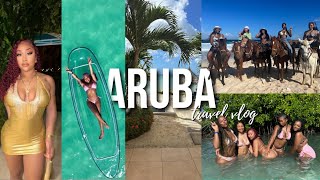 ARUBA TRAVEL VLOG 🏝  2023 Girl’s Trip Birthday Vlog [upl. by Barthol]