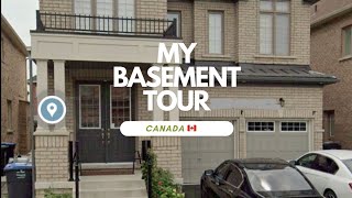 MY BASEMENT TOUR CANADA 🇨🇦 utilities rent feedback [upl. by Nevil]