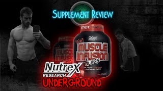 Nutrex Researchs Muscle Infusion Black Protein Review amp Taste Test [upl. by Sparke]