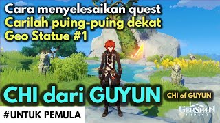 Cara menyelesaikan quest Chi dari Guyun patung pertama di gunung Qingce Genshin Impact Indonesia [upl. by Annoval]