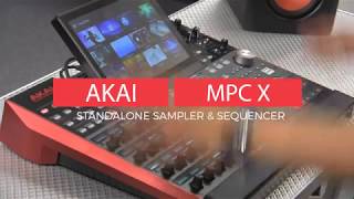 Akai MPC X Standalone Sampler amp Sequencer [upl. by Qifahs120]