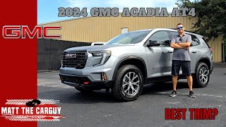 Brand New 2024 GMC Acadia AT4 review and test drive Is it the best trim to get [upl. by Arnst]