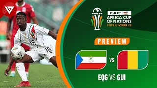 🔴 EQUATORIAL GUINEA vs GUINEA  Africa Cup of Nations 2023 Round of 16 Preview✅️ Highlights❎️ [upl. by Bonucci58]