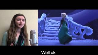 quotLet It Goquot from Frozen according to Google Translate PARODY [upl. by Noiek]