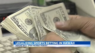 Bill would legalize sports betting in Hawaii [upl. by Fischer941]