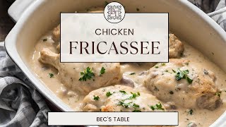 Classic Chicken Fricassee Recipe  A French Culinary Delight [upl. by Ellatnahc]