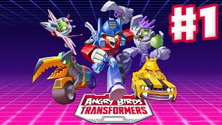 Angry Birds Transformers  Gameplay Walkthrough Part 1  Optimus Prime Bumblebee Soundwave iOS [upl. by Nlocnil391]