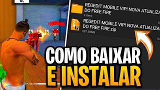 COMO BAIXAR E INSTALAR REGEDIT MOBILE NO FREE FIRE 2024 ATUALIZADO PASSO A PASSO DE GRAÇA ANTIBAN [upl. by Githens]