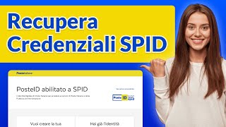 Come Recuperare Credenziali PosteID SPID Nome Utente e Password [upl. by Grossman]