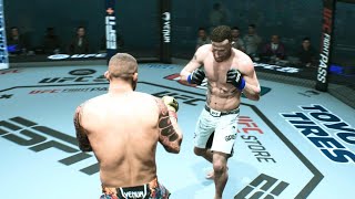 UFC 5  Justin Gaethje vs Dustin Poirier 3 [upl. by Ayekram323]