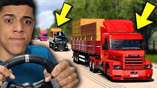 COMBOIO CARREGADO COM 26 TONELADAS DE LARANJA BANANA E MAÇÃ  EURO TRUCK SIMULATOR 2 [upl. by Proud]