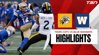 CFL Week One Hamilton TigerCats vs Winnipeg Blue Bombers [upl. by Neetsirhc]