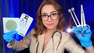 FASTEST ASMR Medical Exams Cranial Nerve Chiropractor Eye Exam Lice Check Roleplays ✨ [upl. by Aicre]