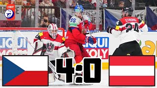 ČESKO VS RAKOUSKO MISTROVSTVÍ SVĚTA V HOKEJI 2024 [upl. by Nonek591]