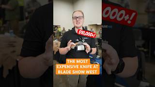 This is the most EXPENSIVE knife at Blade Show West edc knifecommunity bladeshow knifeskills [upl. by Renaldo496]