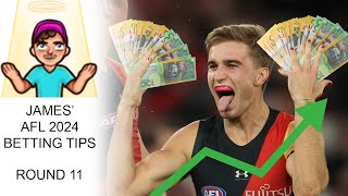 AFL Betting Tips  Round 11 2024 [upl. by Nira]