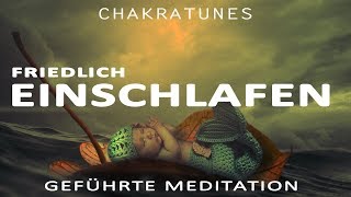 Geführte Meditation🌜friedlich einschlafen  tief durchschlafen  erholt erwachen 🌛 [upl. by Ahsinaw737]