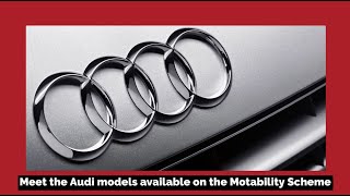 Latest Audi Motability Deals  Q1 2021 Audi Motability Offers  Swansway Motability [upl. by Teeter]