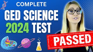 Pass Your GED Science Test Complete GED Course  2023  2024 Updated Guide [upl. by Mian638]