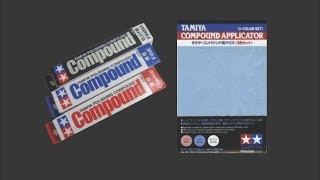 Tamiya Polishing Compound amp Applicator Cloths Scale Model Tool Review [upl. by Edialeda]