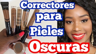 CORRECTORES PARA PIELES OSCURAS MORENAS NEGRAS  Mary Pulido [upl. by Kolnos]